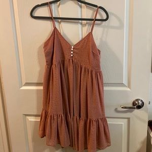 Entro leopard print babydoll dress. Size small, runs slightly big.